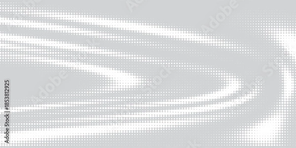 Obraz modern abstract dot white light technology texture background. white halftone backgrond. white halftone vector background