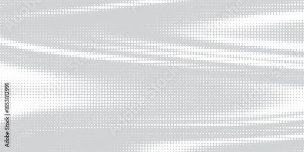Obraz white horizontal abstract dot white light technology texture background. white halftone backgrond. abstract white vector background eps10