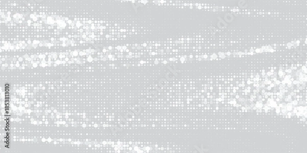 Obraz business abstract dot white light technology texture background. white halftone backgrond. white vector design