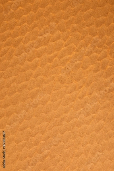 Obraz Brown vertical corrugated paper with scales like pattern