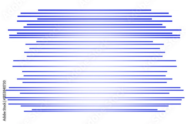 Obraz Abstract Symmetrical Staggered Blue Motion Lines