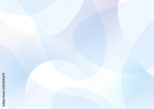 Obraz ブルー系グラデーションの優しい抽象背景