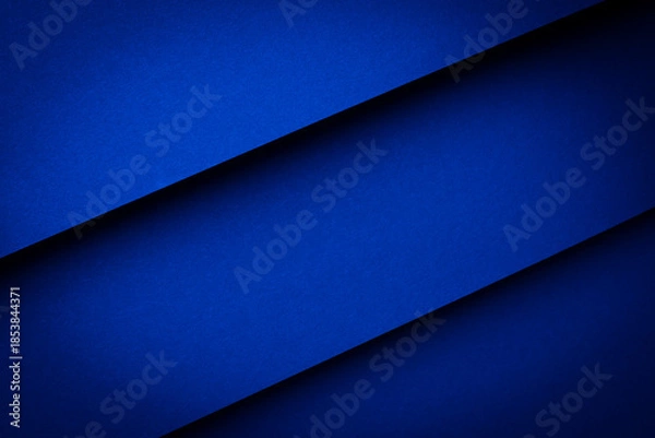 Obraz Blue diagonal stripes create a bold and simple background for various design projects and presentations