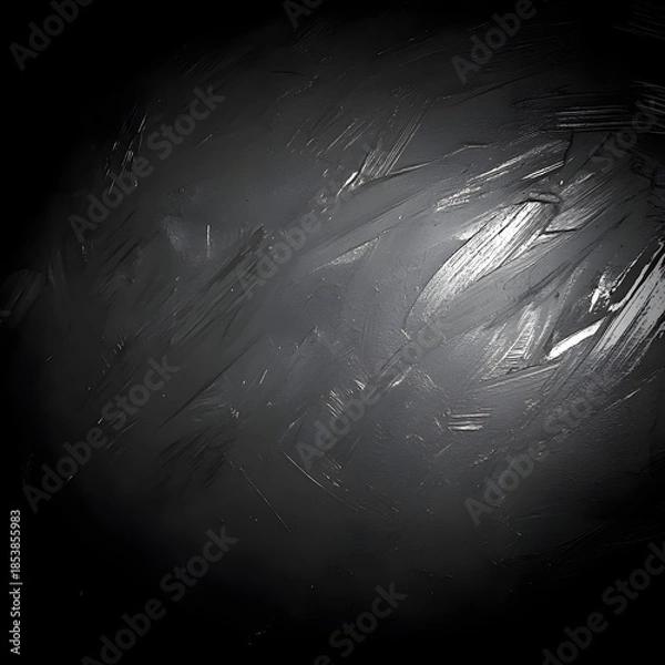 Fototapeta Dark Gray Abstract Background with Shiny Texture.