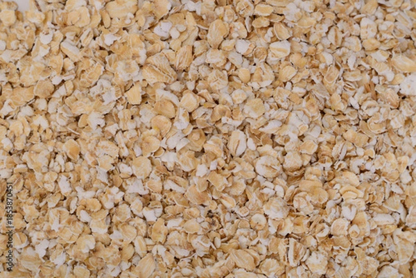 Obraz Organic oat flakes background