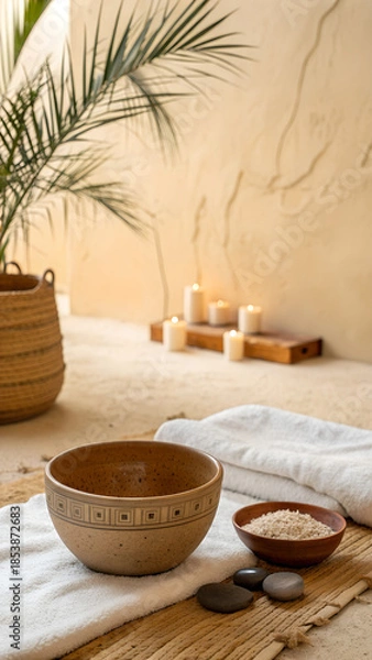Fototapeta Serene Spa Setting