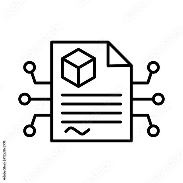 Obraz Smart Contracts icon