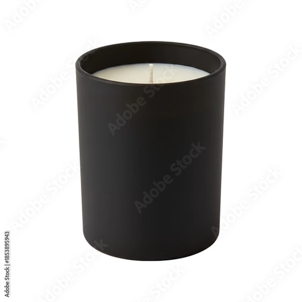 Obraz 黒のマットガラスのキャンドル