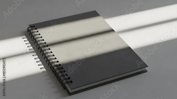 Obraz 静かなノート 光の中で 優しく 置かれる 美しい瞬間