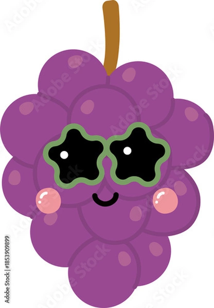 Fototapeta Cute Grape