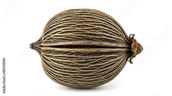 Obraz 種子のクローズアップ on 白背景 under 柔らかな自然光