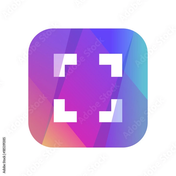 Obraz Multi-Color App Button
