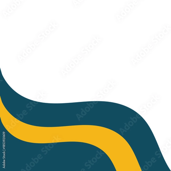 Obraz Flat Curve Business Corner