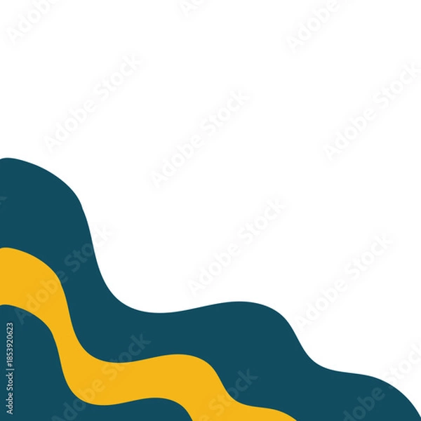 Obraz Flat Curve Business Corner