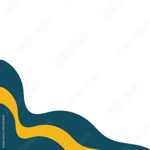 Obraz Flat Curve Business Corner