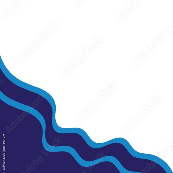 Obraz Flat Curve Business Corner