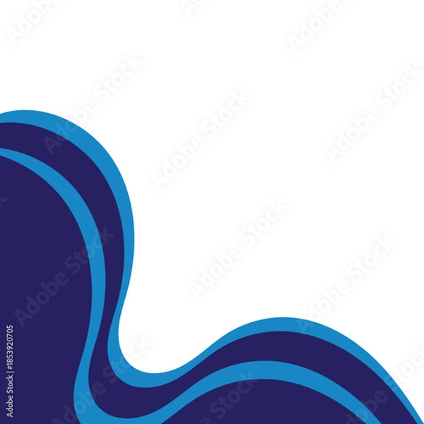 Obraz Flat Curve Business Corner