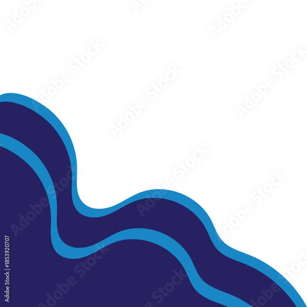 Obraz Flat Curve Business Corner