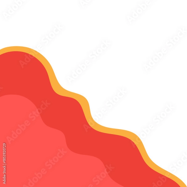 Obraz Flat Curve Business Corner