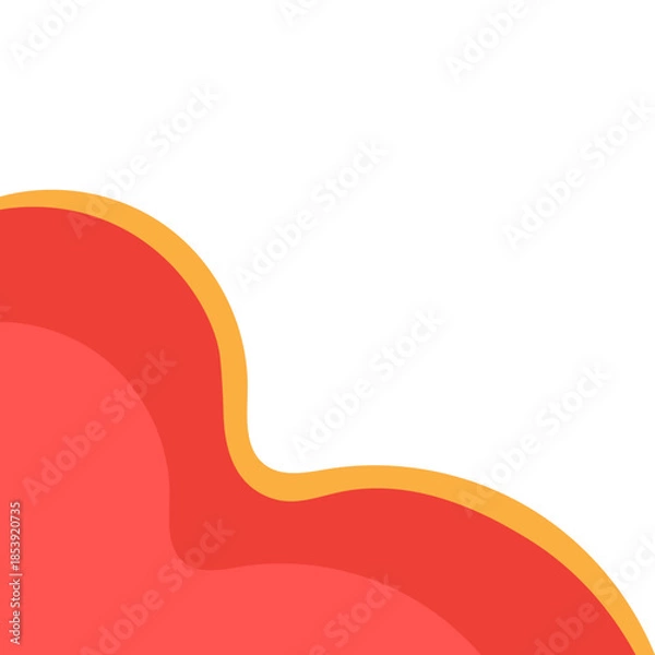 Obraz Flat Curve Business Corner