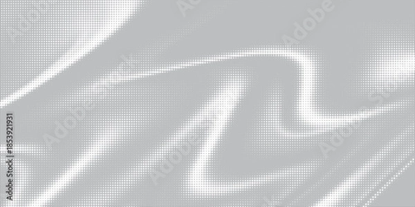 Obraz white halftone dot light technology texture background. halftone backgrond. vector