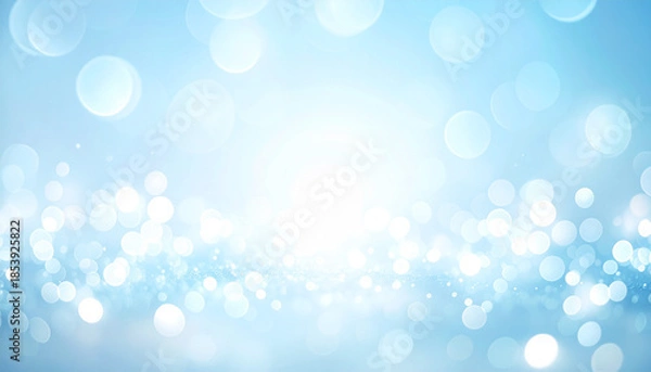 Obraz 青空とグリッターのボケが美しい爽快な背景素材