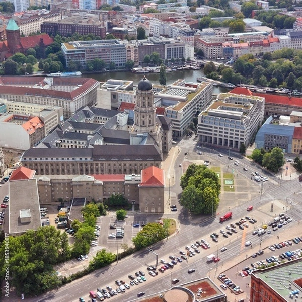 Obraz Berlin aerial view in Germany