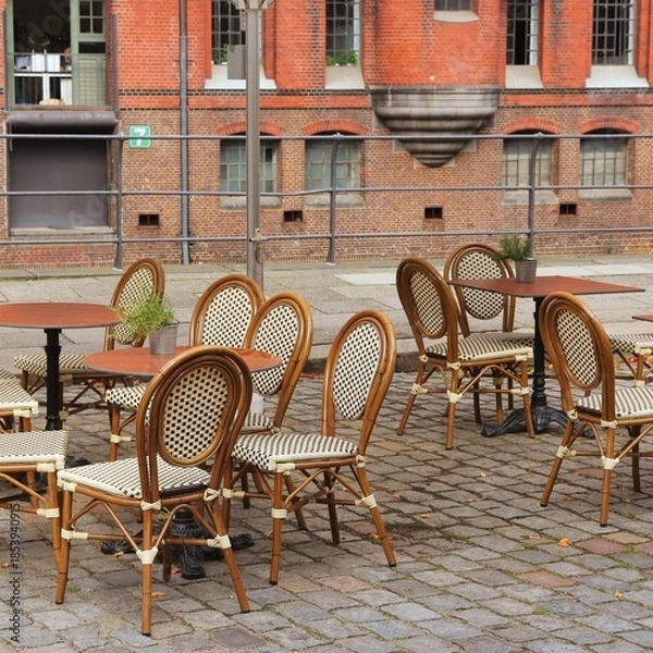 Obraz Hamburg cafe in Germany