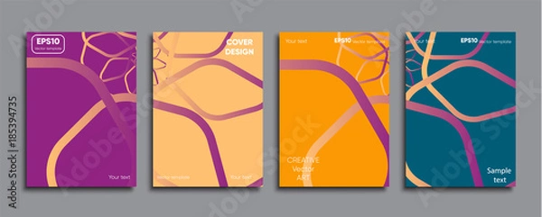 Obraz Creative colored cover. Cover design.