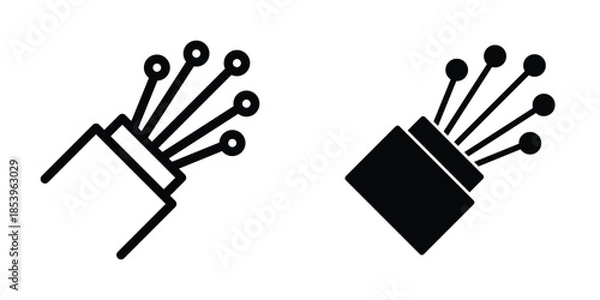 Fototapeta Cable icon design template