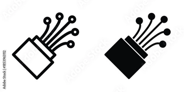 Fototapeta Cable icon design template
