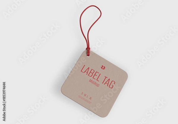 Obraz Paper Tag Label Mockup