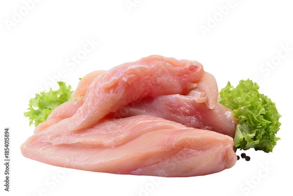 Obraz Fresh meat chicken isolated