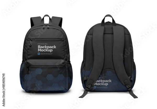 Fototapeta Backpacks Mockup