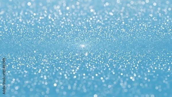 Obraz Sparkling blue background with shining particles