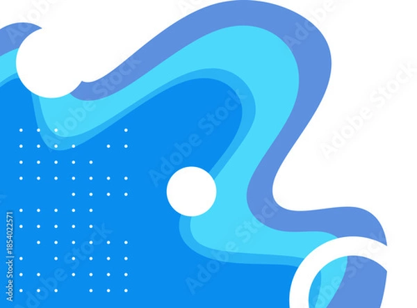 Obraz Abstract Layered Wave Corner Design