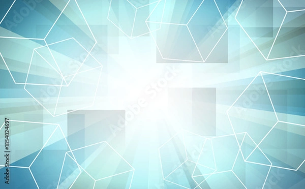 Obraz グレーの集中線ビジネス背景