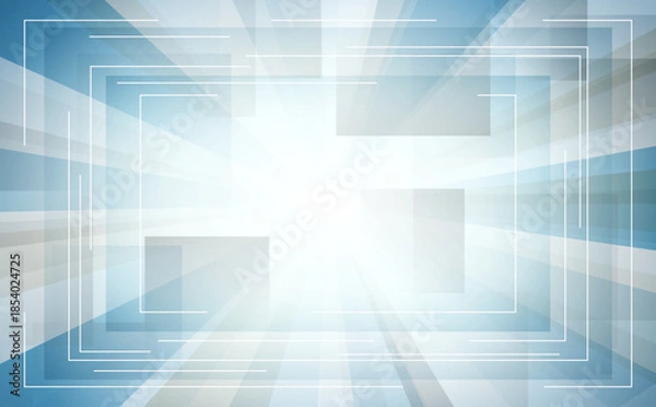 Obraz グレーの集中線ビジネス背景