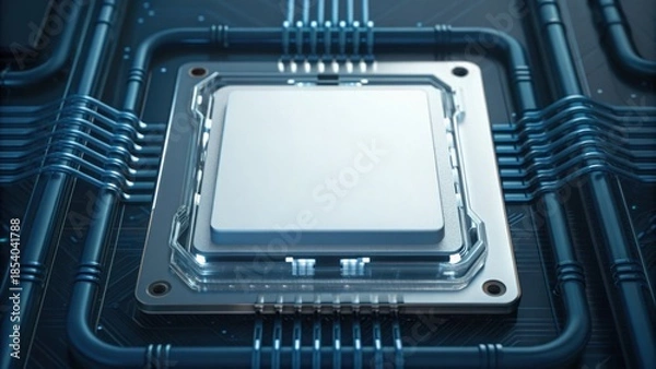 Obraz Advanced Chip Design in Liquid Cooling Environment for Experiments