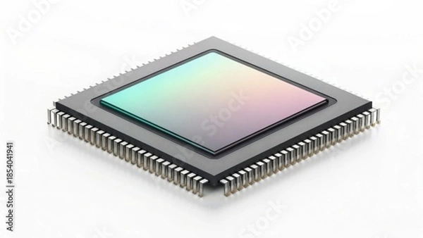 Obraz Microchip Surface with Gradient Lighting and Standard Design Features