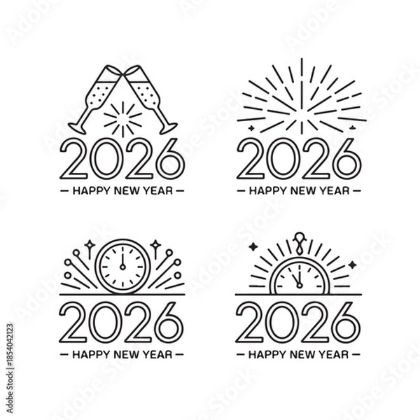 Obraz 2026 Happy Naw Year