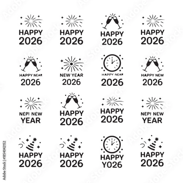 Obraz 2026 Happy Naw Year