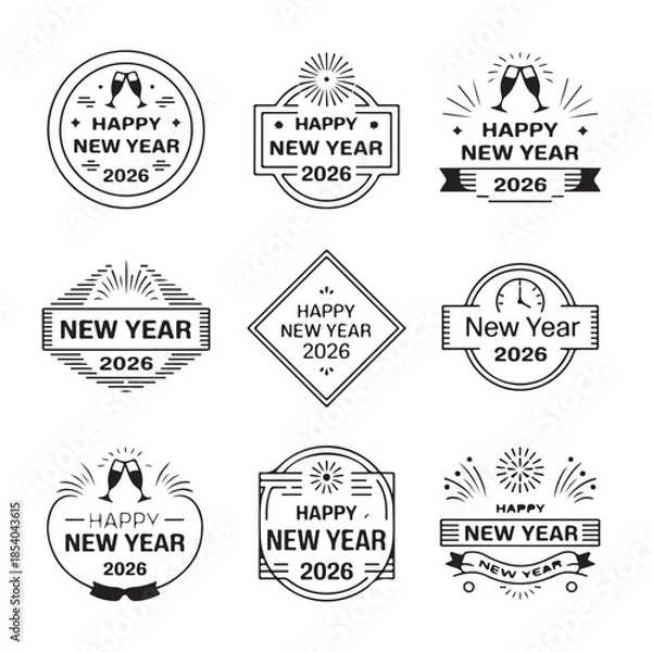 Obraz 2026 Happy Naw Year