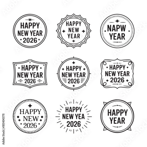 Obraz 2026 Happy Naw Year