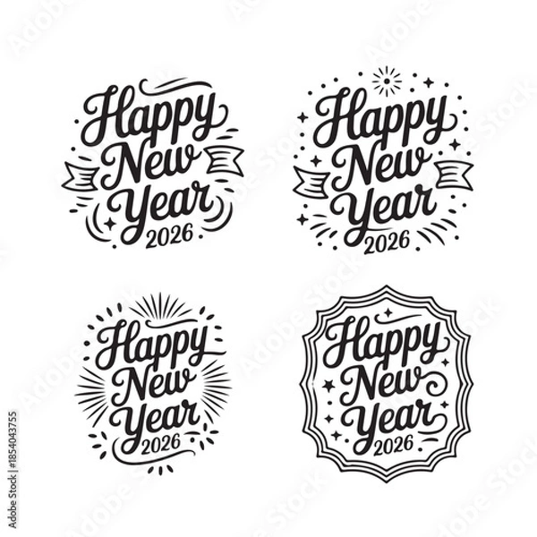 Obraz 2026 Happy Naw Year