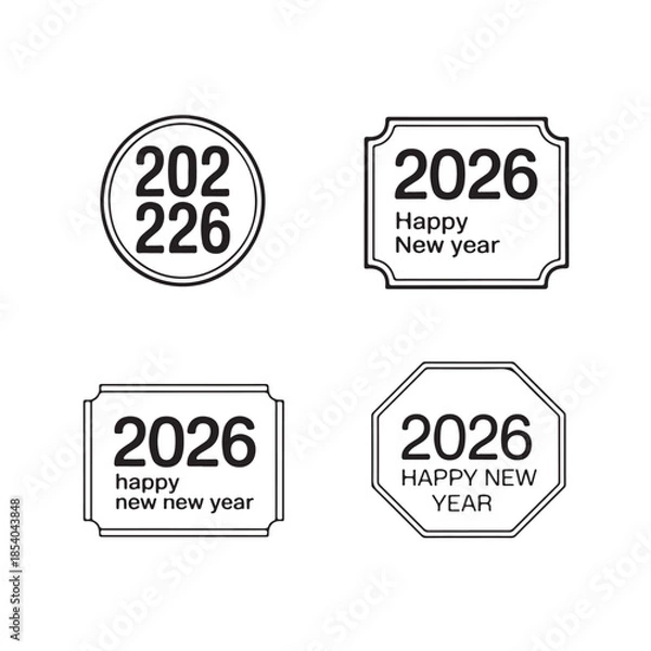 Obraz 2026 Happy Naw Year
