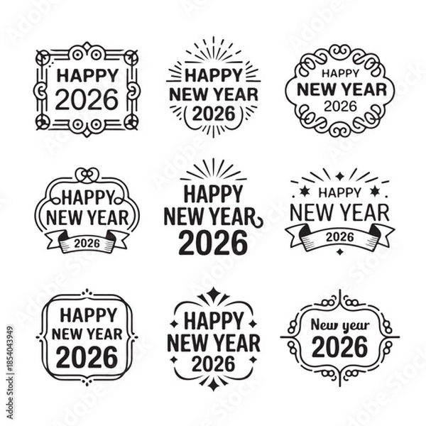 Obraz 2026 Happy Naw Year