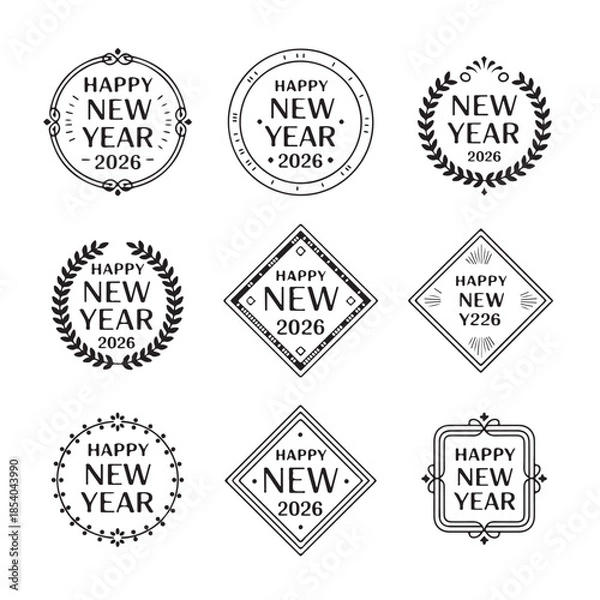 Obraz 2026 Happy Naw Year