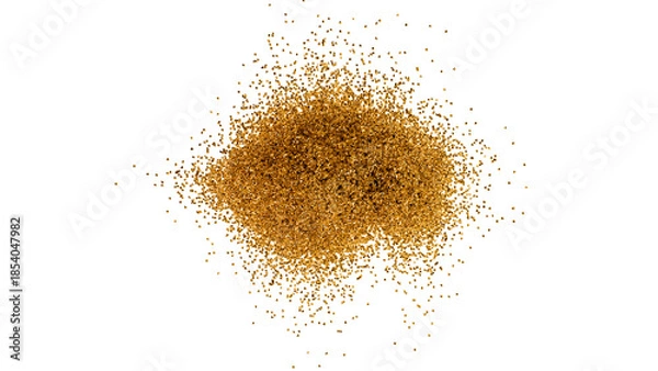 Fototapeta 飛び散る粒子、粉：金ーScattered particles, powder: gold