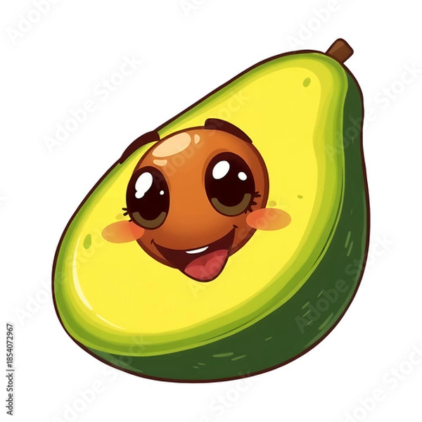 Obraz Happy avocado half